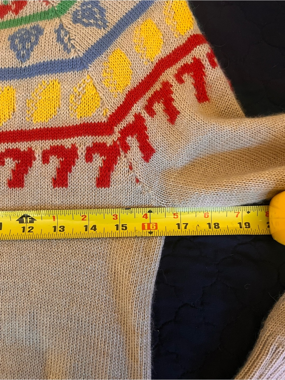 Rachel Antonoff Alpaca Intarsia Lucky 7 Cherry Sweater - Picture 8 of 9